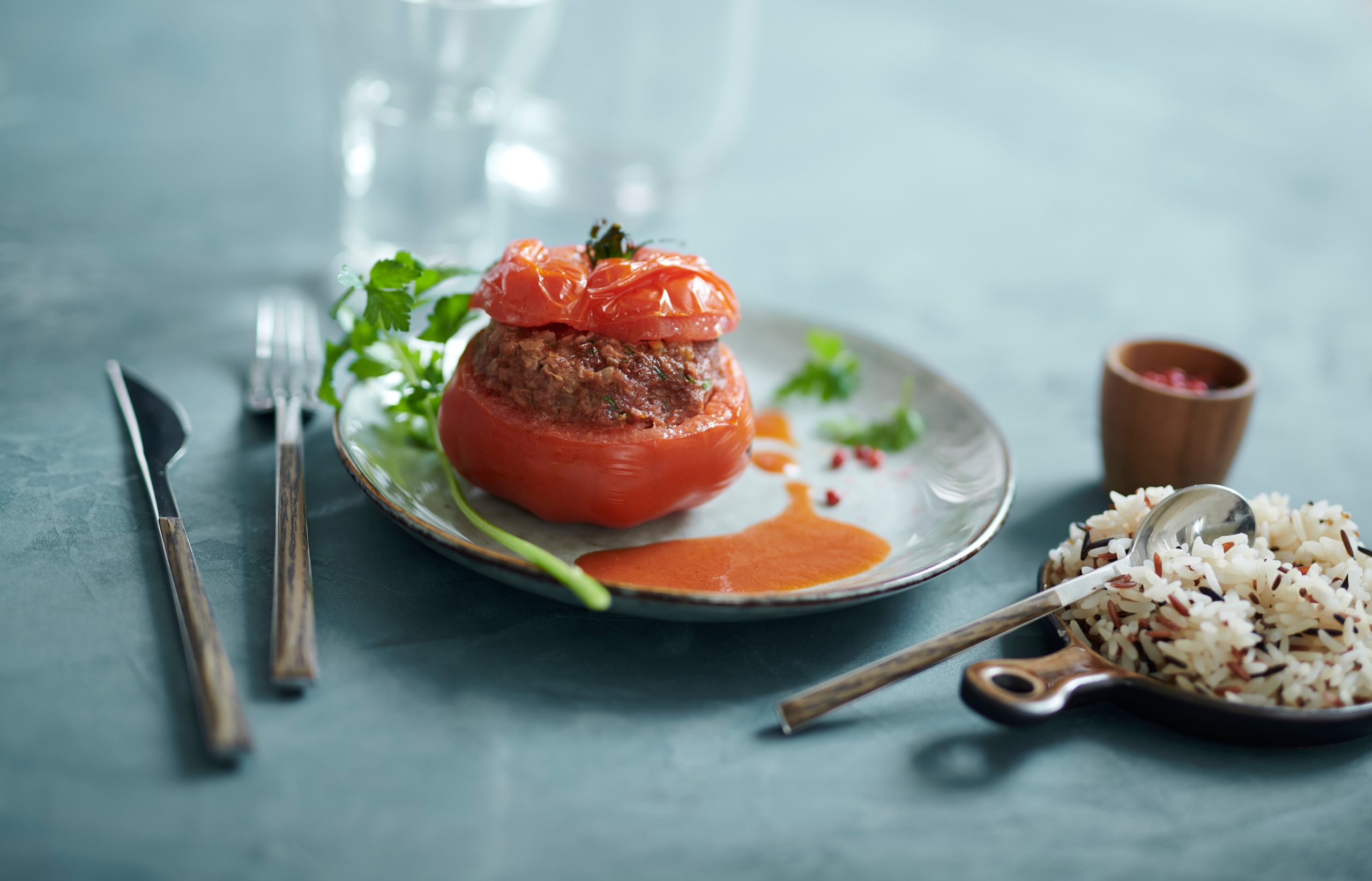 Tomates farcies vegetariennes ACCRO