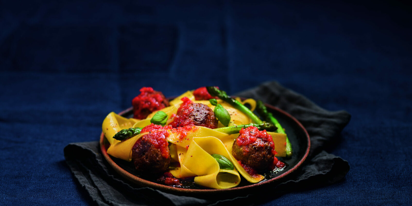 Pappardelles et Boulettes végétariennes de la gamme ACCRO