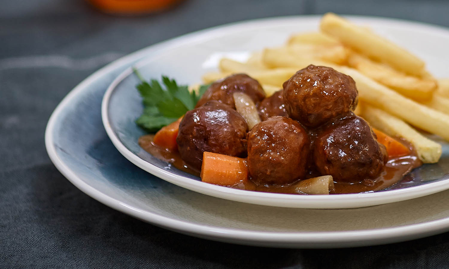Recette Carbonade vegetarienne boulettes vegetales
