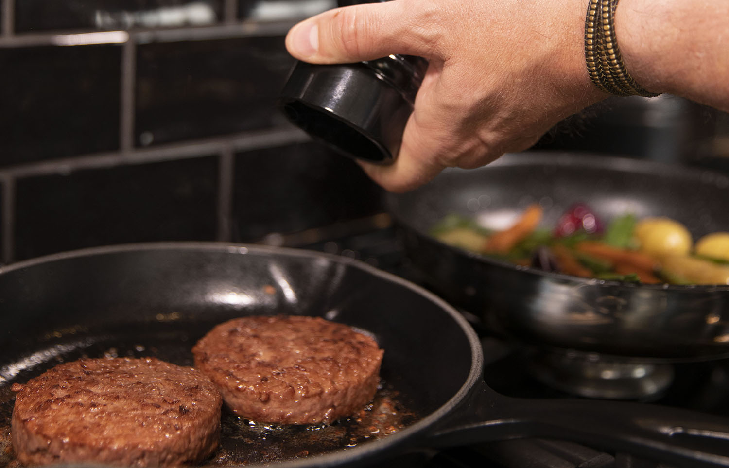 Steak vegetal Sauce poivre