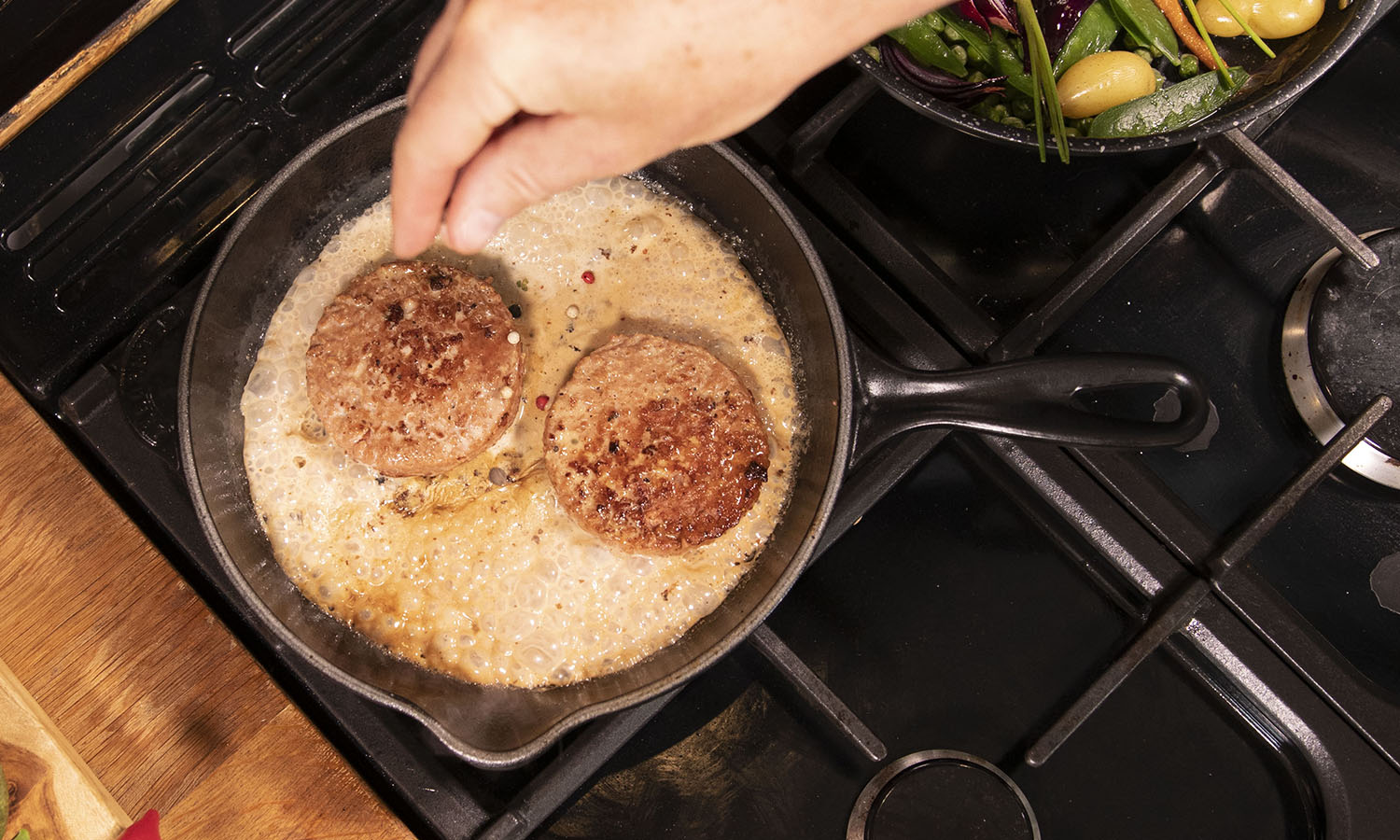 Steak vegetal Sauce poivre