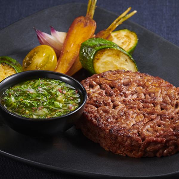 Haché grillé sauce chimichurri