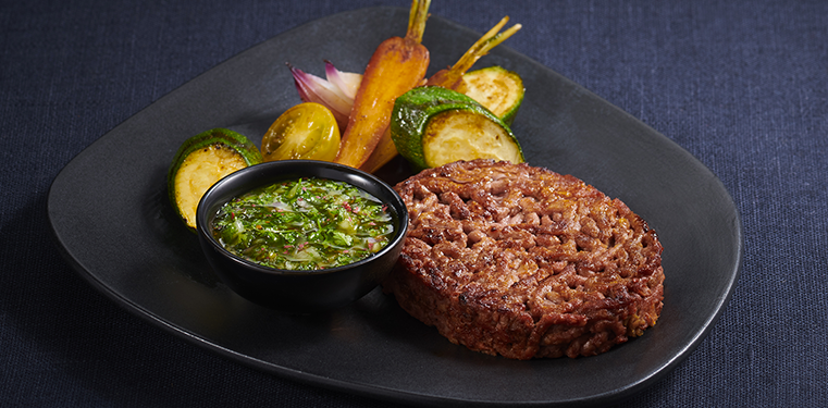 Haché grillé sauce chimichurri